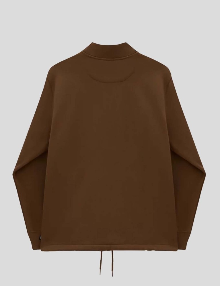 Sudadeira VANS versa standard quarter zip sepia